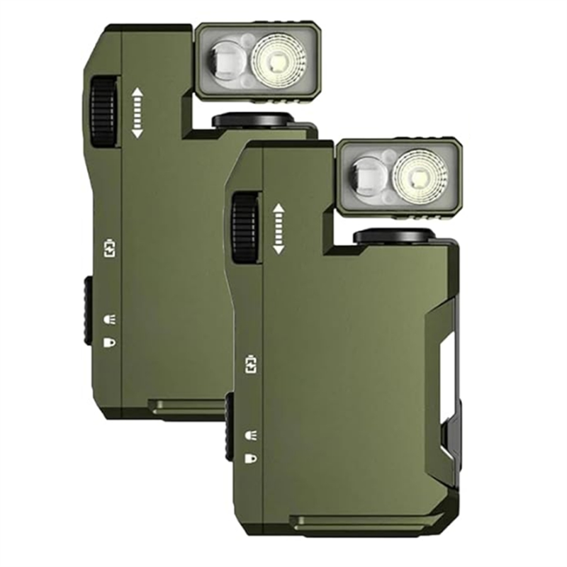 Edc Carry Flashlight - Linterna EDC AT51-2Pcs con 3 modos