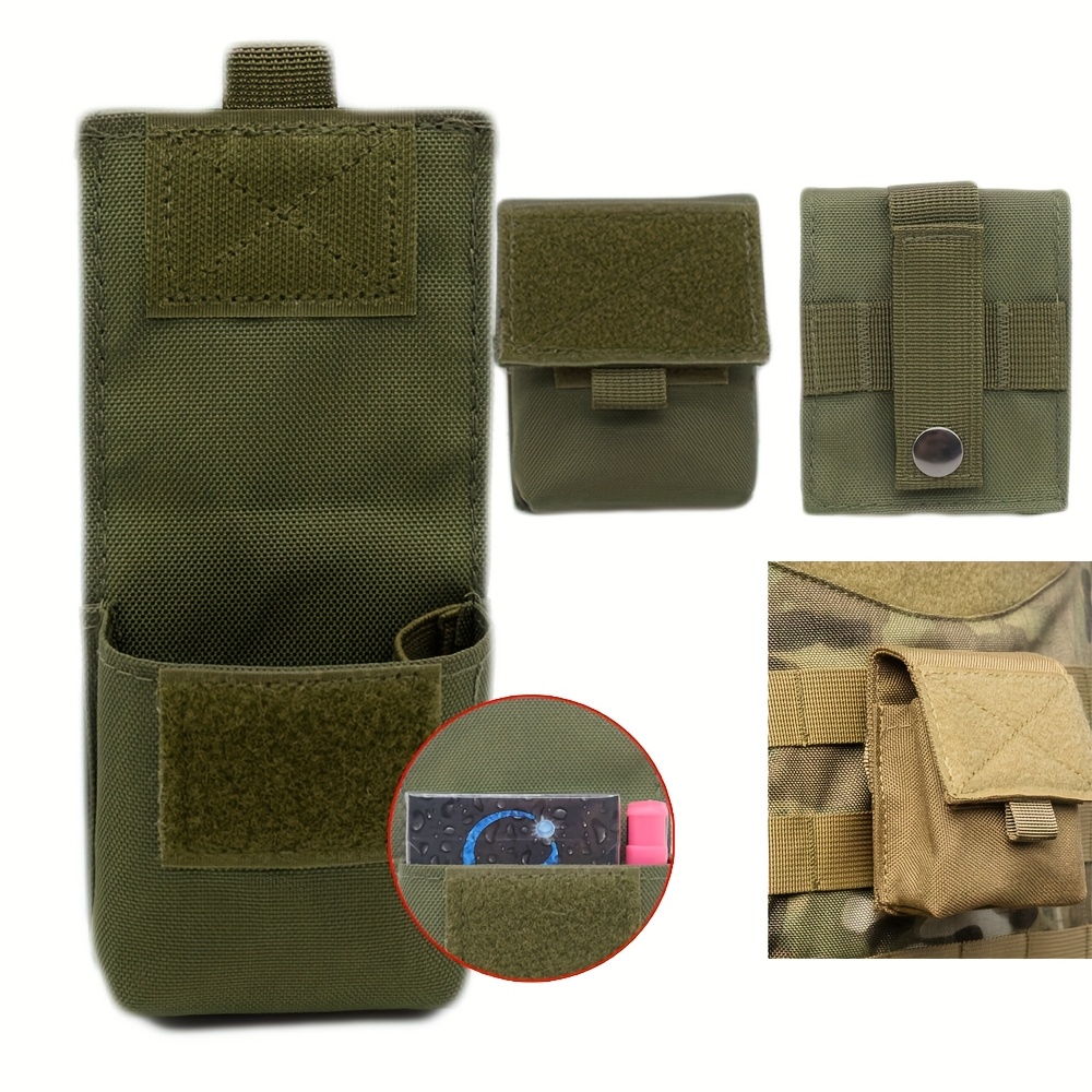 Edc Carry Card - Bolsa pequeña Molle, Mini billetera de