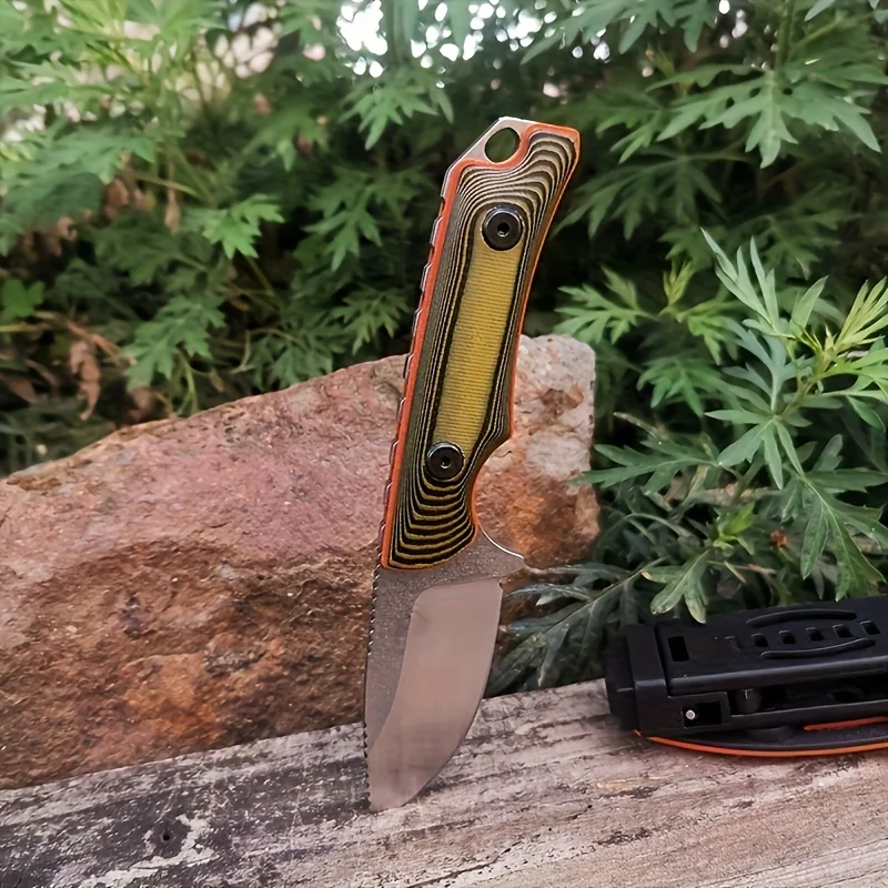 Edc Carry Kit - 15017 Cuchillo Fijo Ligero para Senderismo,