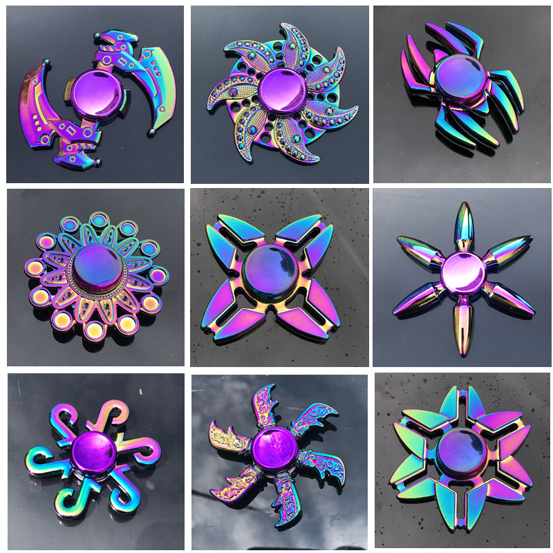 Fidget Spinner Bearing - Spinner de mano colorido de aleación
