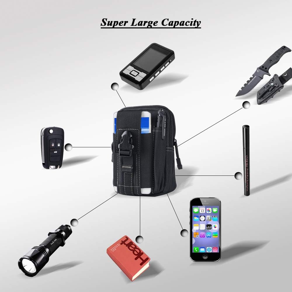 Bolsa táctica Molle para cintu - Edc Everyday Carry reseña y precio
