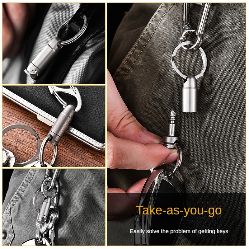 Llavero Giratorio de Titanio P - Edc Carry Kit reseña y precio