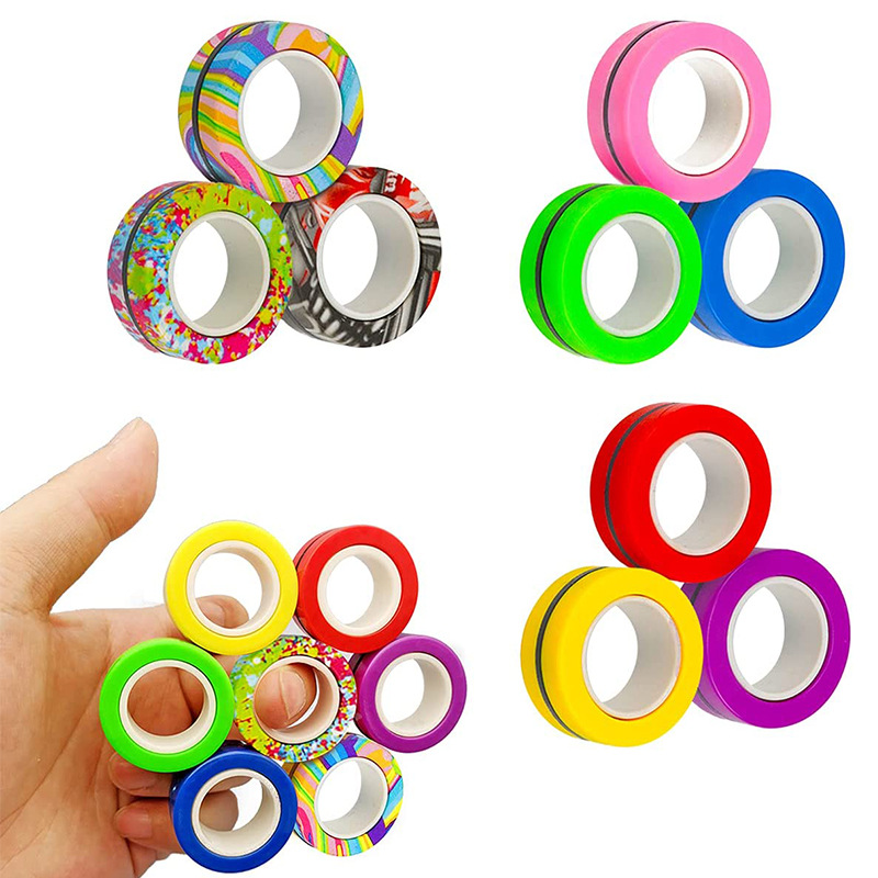 3 uds anillos magnéticos para  - Fidget Spinner Bearing reseña y precio