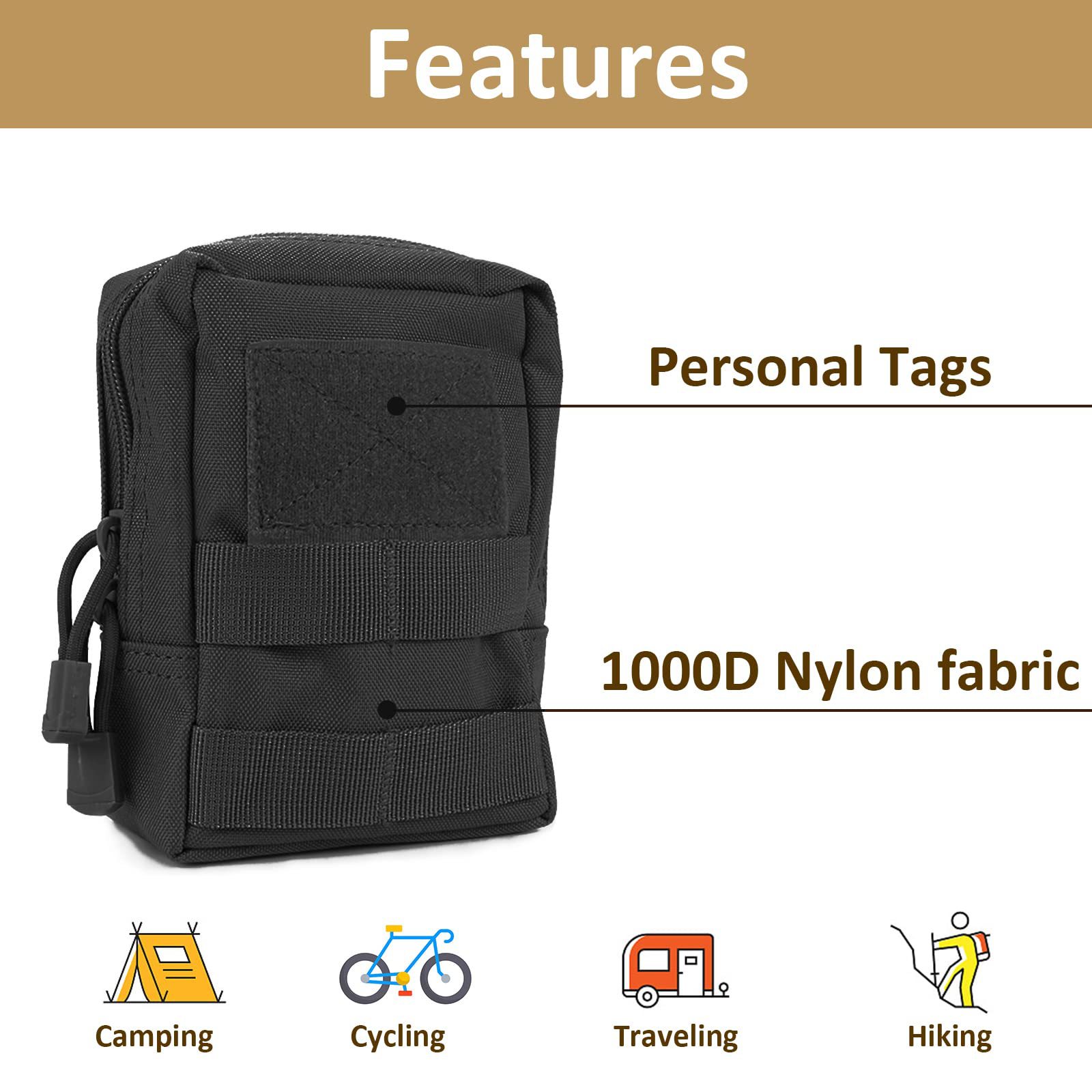 Bolsa Táctica Molle para Acces - Edc Carry Accessories reseña y precio