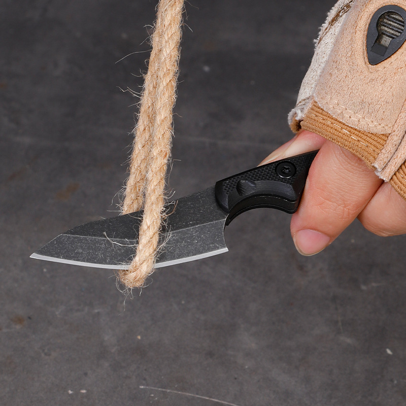 Cuchillo de hoja fija pequeña  - Edc Pocket Carry Fixed Blade reseña y precio
