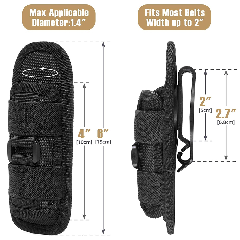 Bolsa para linterna táctica, f - Edc Carry Accessories reseña y precio