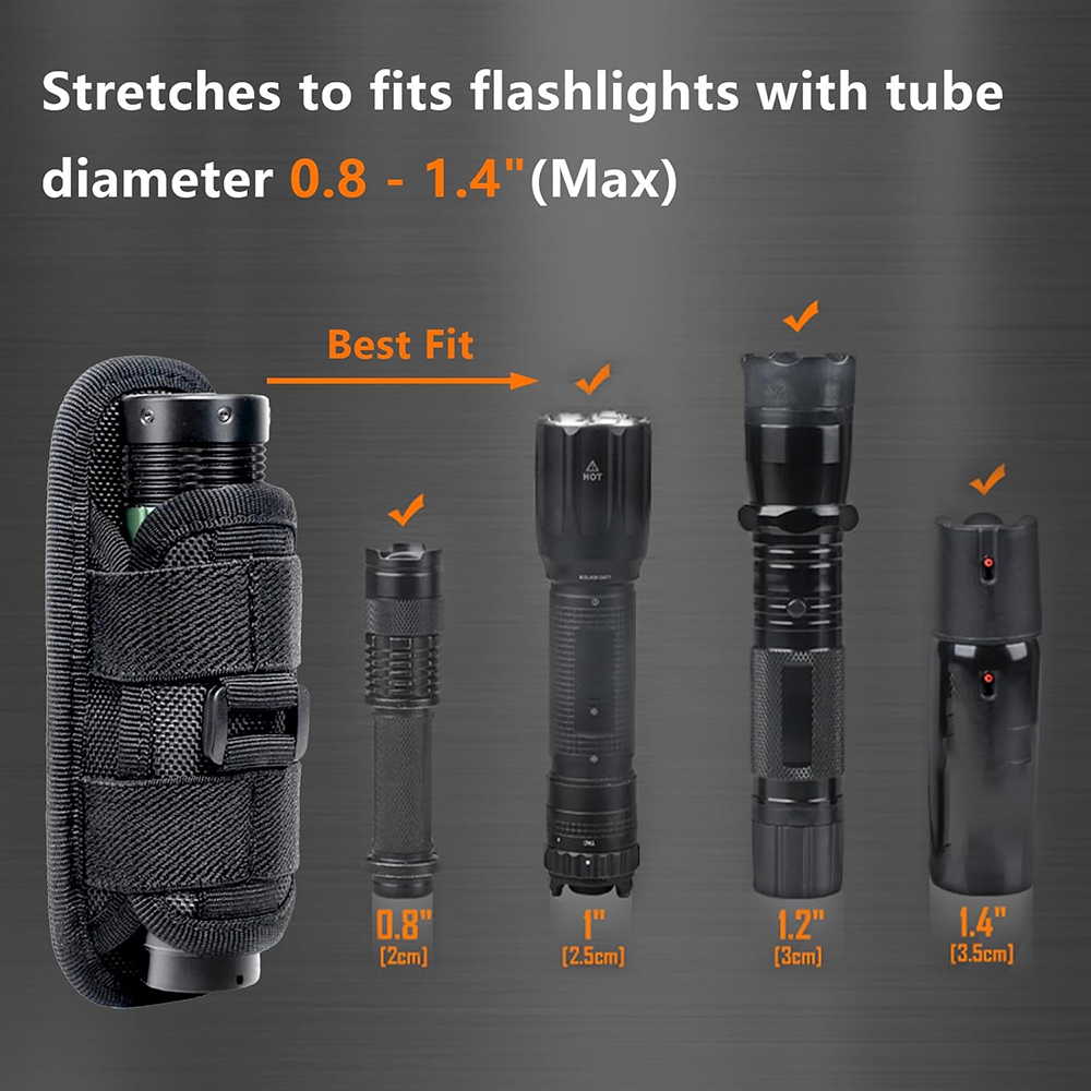 Bolsa para linterna táctica, f - Edc Carry Accessories reseña y precio