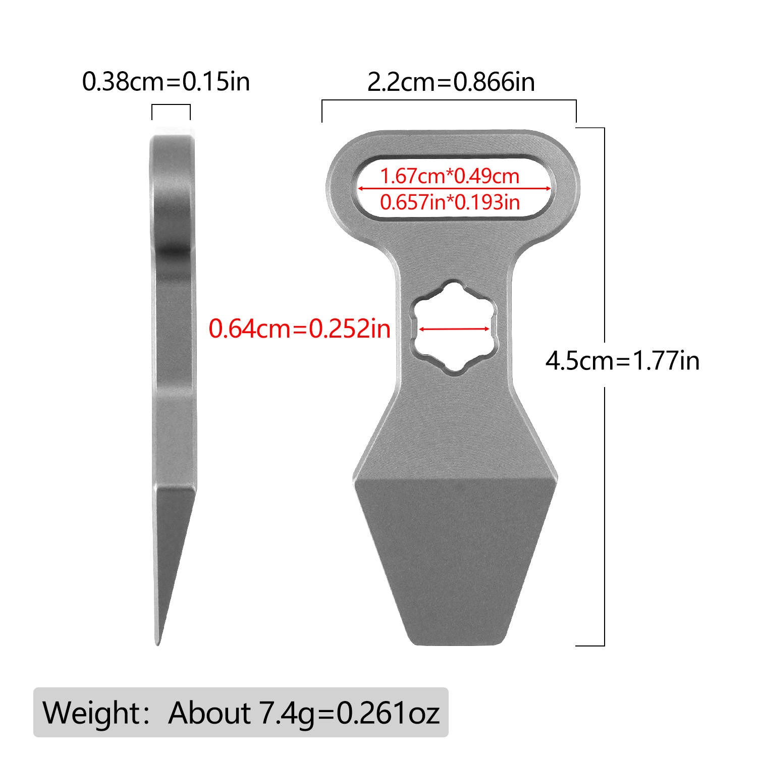 Llavero de Aleación de Titanio - Edc Carry Accessories reseña y precio