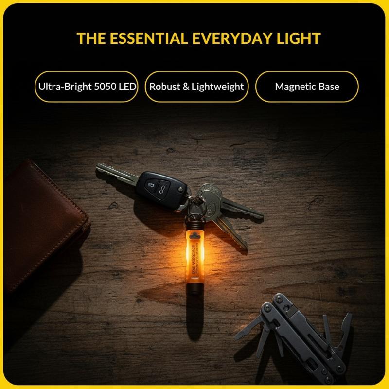 Linterna LED Recargable 5050,  - Edc Carry All reseña y precio