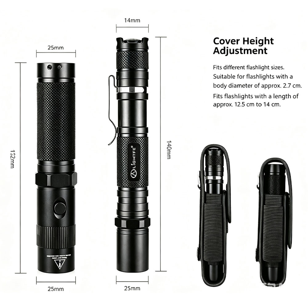 Funda Táctica para Linterna T3 - Edc Carry Flashlight reseña y precio